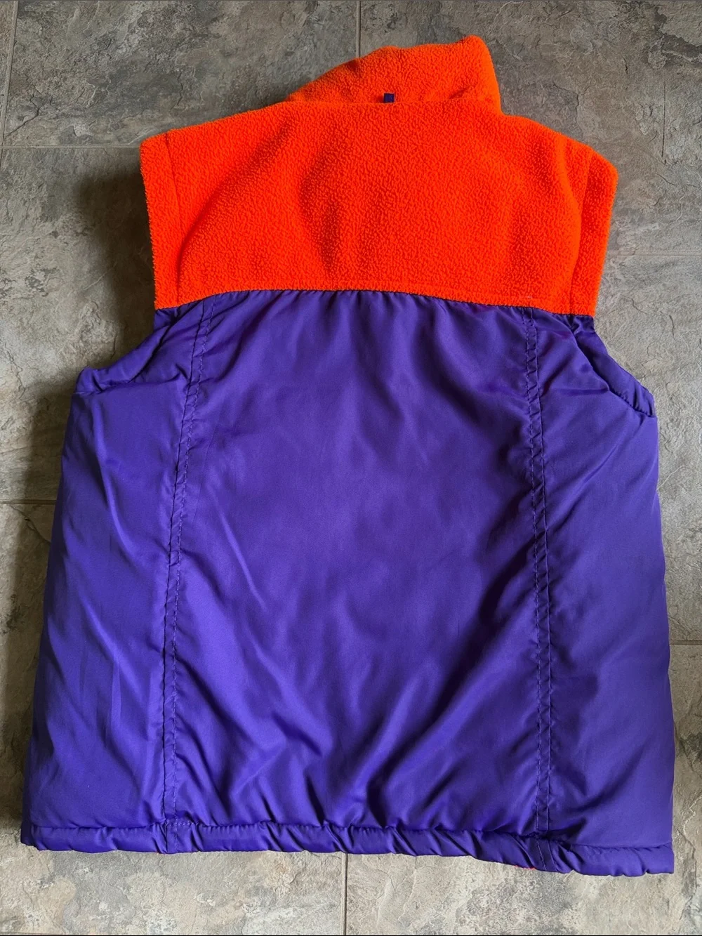 Nike Reversible Girls Neon Multi-Color Splatter Puffer Vest